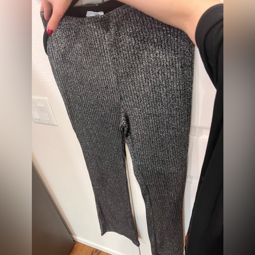 Zara silver pants